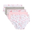 thumbnail image 1 of Princess Rose Toddler Girls Underwear Pointelle Knit Soft Cotton Hipster Underwear Panties 5 Pack, 1 of 7