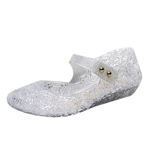 Princess Sandals Tennis Shoes Girls Wedge Party Shoes for Girls Girls Jelly Toddler Shoe Size Boy Dance Toddler Support Shoes Toddler Shoes Girls Casual Shoes Shoes Girls Size Shoe