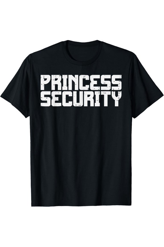 Princess Security Funny Family Dad Halloween Big Brother Men T-Shirt
