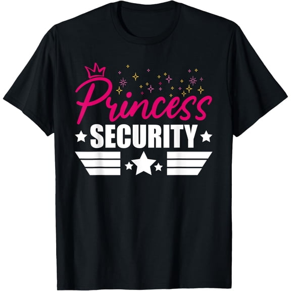Princess Security Funny Graphic Halloween T-Shirt Tops Tee