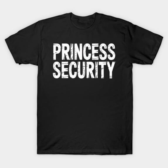 Princess Security Funny Halloween Dad Matching Easy Retro Costume Group G3433 T-Shirt, for men and women, Up to Size 5XL