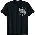 thumbnail image 1 of Princess Security Protection Birthday Kids Boys Mens 2 Sided T-Shirt tee, 1 of 4