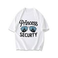 thumbnail image 1 of Princess Security T Shirt Black Castle In Sunglasses Print For Casual Wear And Party Outfits, 1 of 4