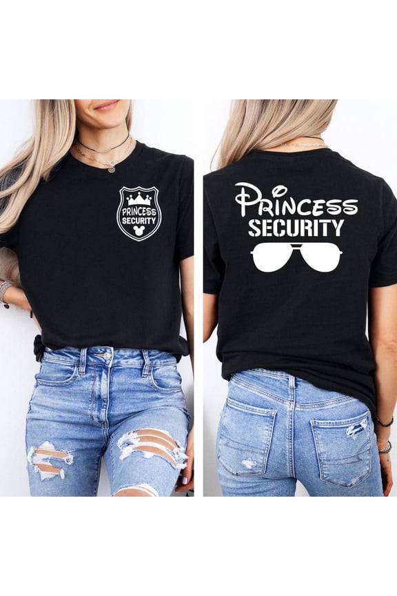 Princess Security Unisex T Shirt, Funny Dad Shirt, Dad Gift, Disney Dad Shirt, Boyfriend Birthday Gift, Fathers Day Shirt, Disney Trip