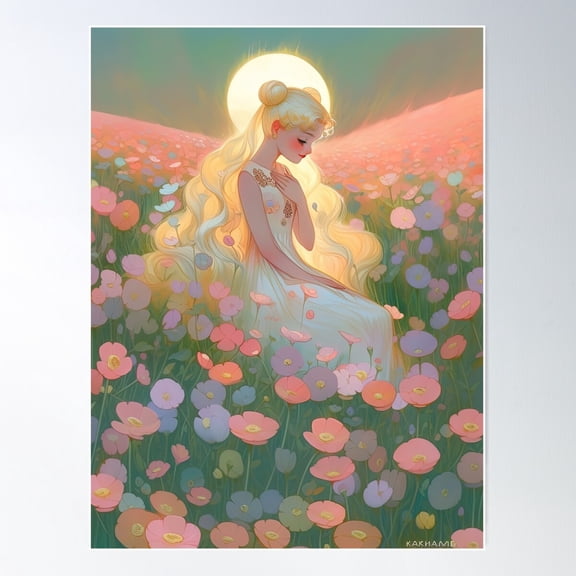 Princess Serenity Ii Poster Wall Art, Modern Wall Decor For Living Room Bedroom, 12x18 UNFRAMED