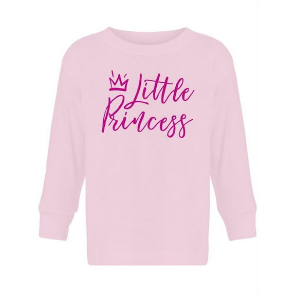 Princess Slogan Design. Long Sleeve Toddler's -Image by Shutterstock