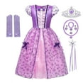thumbnail image 1 of KAWELL Princess Dress up with Accessories - Christmas/Birthday/Halloween Dress up Clothes for Child 5/6, 1 of 4