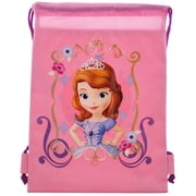 Princess Sofia Pink Drawstring Bag