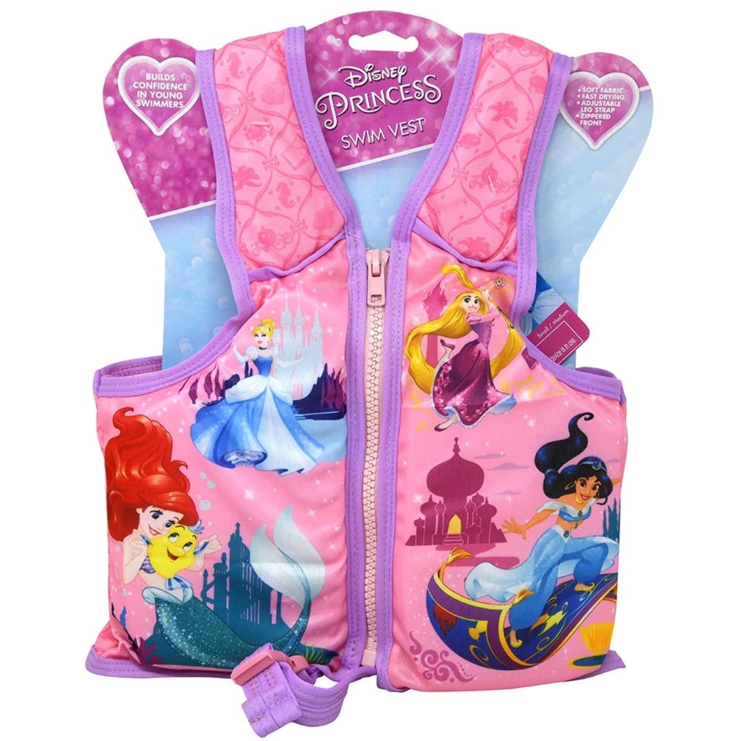 Princess Swim Vest 9.5 x 2.25 x 14