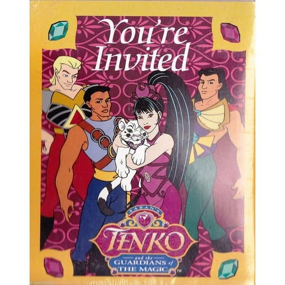 Princess Tenko Invitations w/ Envelopes (8ct)