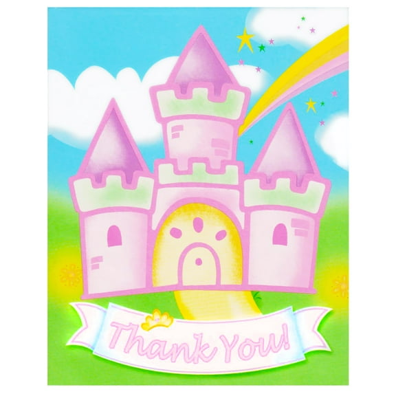 Princess Thank You Notes w/ Envelopes (8ct)