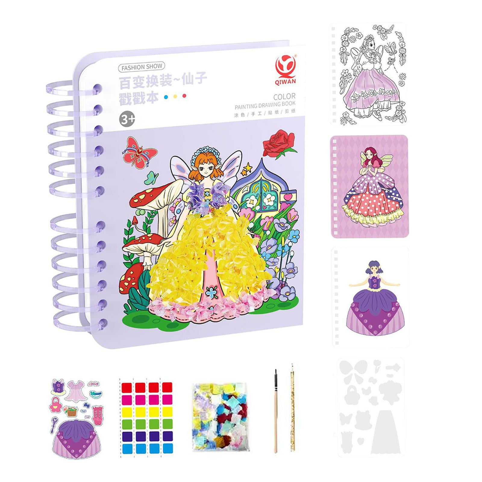 Princess Theme Reusable Sticker Book Funny Preschool Activity Sticker ...