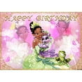 thumbnail image 1 of Princess Tiana Backdrop for Birthday Party Supplies Purple Photo Backgrounds Princess and The Frog Birthday Theme Baby Shower Banner, 1 of 2