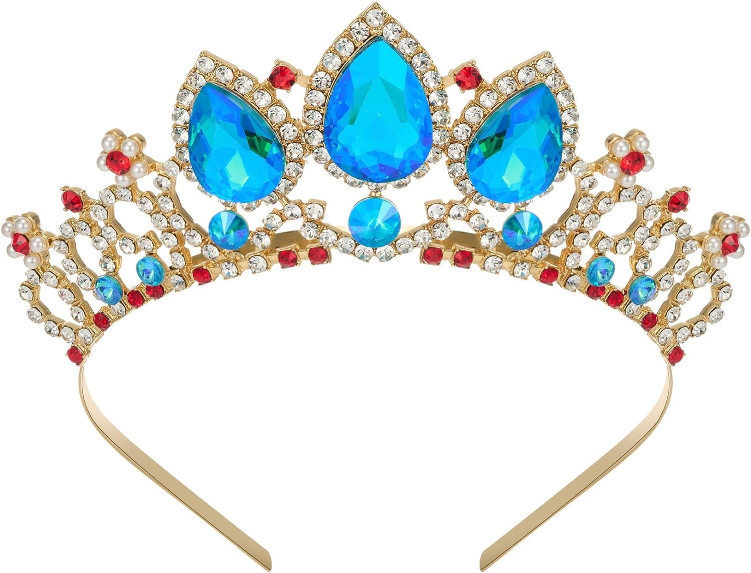 Princess Tiaras for Little Girls, Kids Dress-up Crown Headband, Birthday  Wedding Halloween Cosplay Hair Accessories - Walmart.com, image size:1500x1144