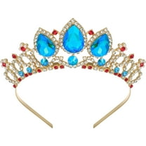 Princess Tiaras for Little Girls, Kids Dress-up Crown Headband, Birthday Wedding Halloween Cosplay Hair Accessories