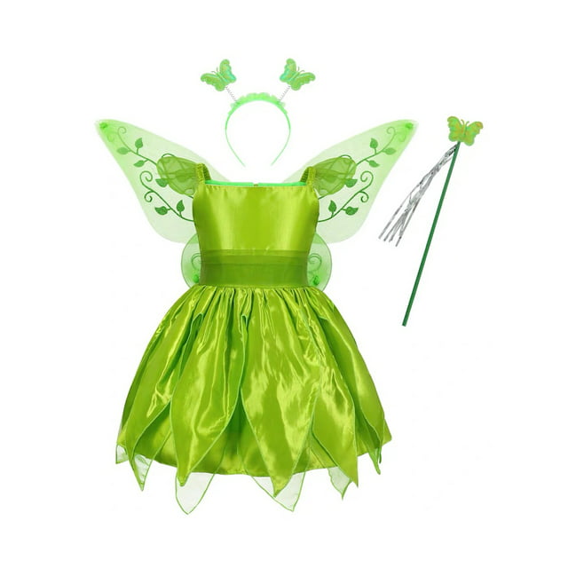 Princess Tinker Bell Costume for Toddler Girls Halloween Birthday Party ...