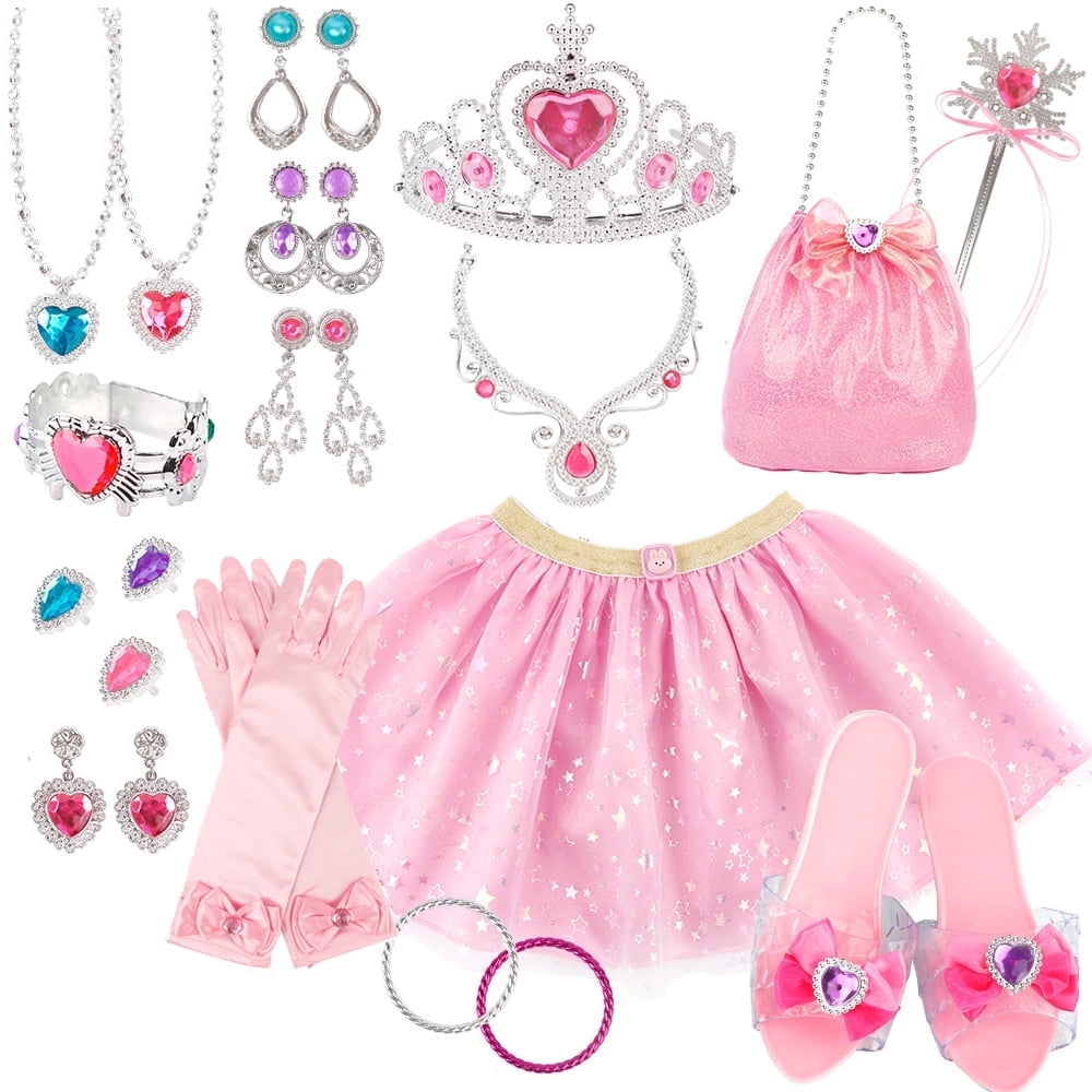 SUORFOXS Princess Toys for Toddler Girls Ages 3 4 5 6 Year Old, Princess Dress Up for Girls 3-6 Years, Toddler Toys for Girls 2 3 4 5 Year Old