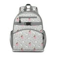 thumbnail image 1 of Princess Unicorn Butterfly Pattern Backpack for School,Cute School Bag,Schoolbag with Adjustable Shoulder Straps & Padded Back,15.25"x11.5"x5.25", 1 of 5