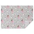thumbnail image 1 of Princess Unicorn Butterfly Pattern Rectangle Tablecloth 60"x84",Waterproof Polyester Rectangle Table Cloth, Wipeable Spillproof Polyester Tablecloth for Dining, Camping, Indoor and Outdoor, 1 of 5