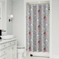 thumbnail image 1 of Princess Unicorn Butterfly Pattern Shower Curtain 36"x72" ,Bathroom Decorative Shower Curtains Set with 12 Hooks,Modern Waterproof Washable Shower Curtain, 1 of 6