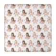 thumbnail image 1 of Princess Unicorn Pattern Square Fitted Tablecloth with Elastic Edge,Square Table Cover,Washable Elastic Table Cover for Home Kitchen Party Decor 34"x34", 1 of 6