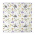 thumbnail image 1 of Princess Unicorn Pattern Square Fitted Tablecloth with Elastic Edge,Square Table Cover,Washable Elastic Table Cover for Home Kitchen Party Decor 34"x34", 1 of 6