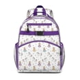 thumbnail image 1 of Princess Unicorn Star Pattern Backpack for School,Cute School Bag,Schoolbag with Adjustable Shoulder Straps & Padded Back,15.25"x11.5"x5.25", 1 of 5