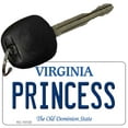 thumbnail image 1 of Princess Virginia State License Plate Tag Key Chain KC-10135 3" x 1.5" Key Chain (KC), 1 of 1