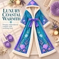 thumbnail image 1 of Princess Wearable Heating Blanket, Soft Cozy Heated Robe, Colorful Multi Temperature Heated Wearable Blanket for Christmas Gift, Winter, 1 of 7