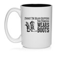 thumbnail image 1 of Princess Wears Boots Cowgirl Ceramic Coffee Mug Tea Cup Gift for Her, Friend, Coworker, Wife (15oz White), 1 of 1