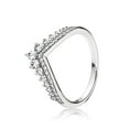 thumbnail image 1 of Pandora Princess Wish Silver Ring Size 6 With Clear CZ 197736CZ-52, 1 of 4