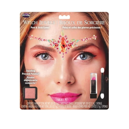Princess Witch Costume Jewels & Makeup Kit