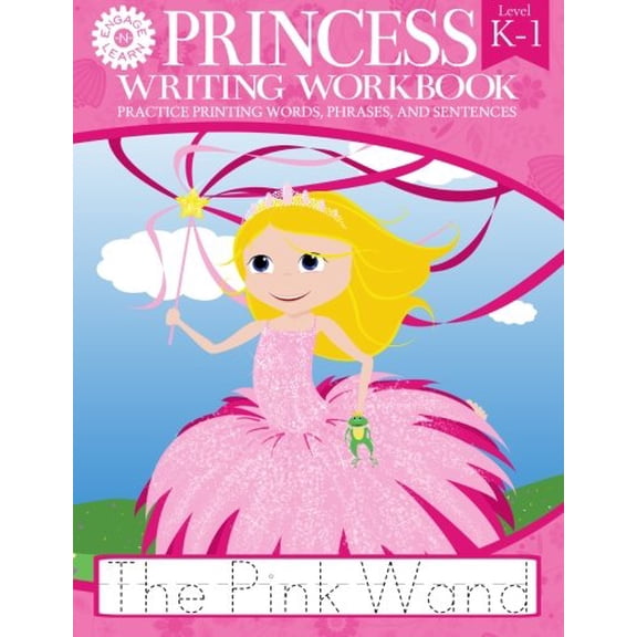 Pre-Owned Princess Writing Workbook Practice Printing Words, Phrases, and Sentences Paperback
