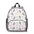thumbnail image 1 of Princess and Cat White Pattern Backpack for School, Cute School Bag with Adjustable Shoulder Straps and Padded Back, 13.8"x11.4"x6", 1 of 5