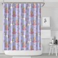 thumbnail image 1 of Princess and Unicorn Pattern Shower Curtain 84"x72" ,Bathroom Decorative Shower Curtains Set with 12 Hooks,Modern Waterproof Washable Shower Curtain, 1 of 6