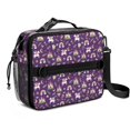thumbnail image 1 of Princess and Unicorn Purple Pattern Insulated Lunch Bag with Shoulder Strap and Bottle Holder,Bento School Lunch Bag Box,11x9.5x3.5 Inches, 1 of 5