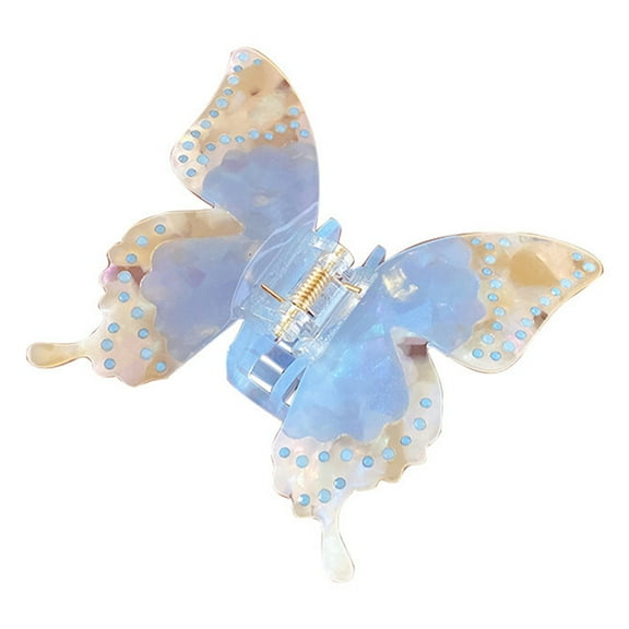 Princess at Large Hair Clips Crystal Butterfly Non-Slip Cute Strong Hold Catch Barrettes Hair Styling Tool