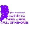 thumbnail image 1 of Princess decals for Girl's Bedroom - Into the Unknown Song Wall Decal - Elsa and Anna Movie Quote 20"x20", 1 of 4