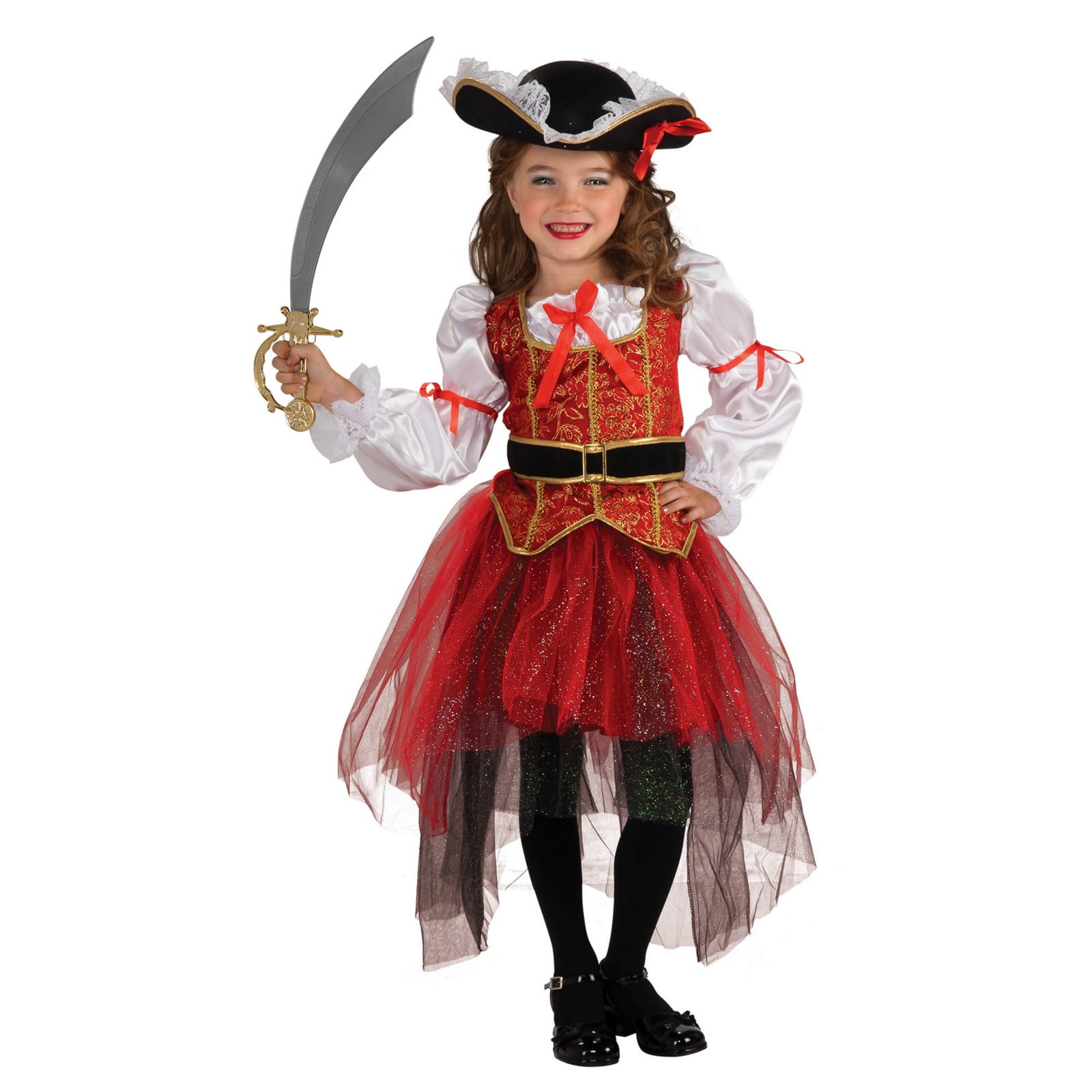 Girls Pretty Scoundrel Pirate Costume Small (4-6)
