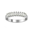 thumbnail image 1 of Princess prong set Diamond Wedding Ring Band in White Gold, 1 of 2