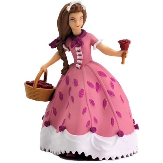 Papo Princess With A Rose Hand Painted Figurine - Heirloom Quality Collectible (39207)