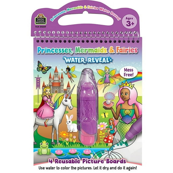 Princesses, Mermaids & Fairies Water Reveal | Bundle of 10 Sets