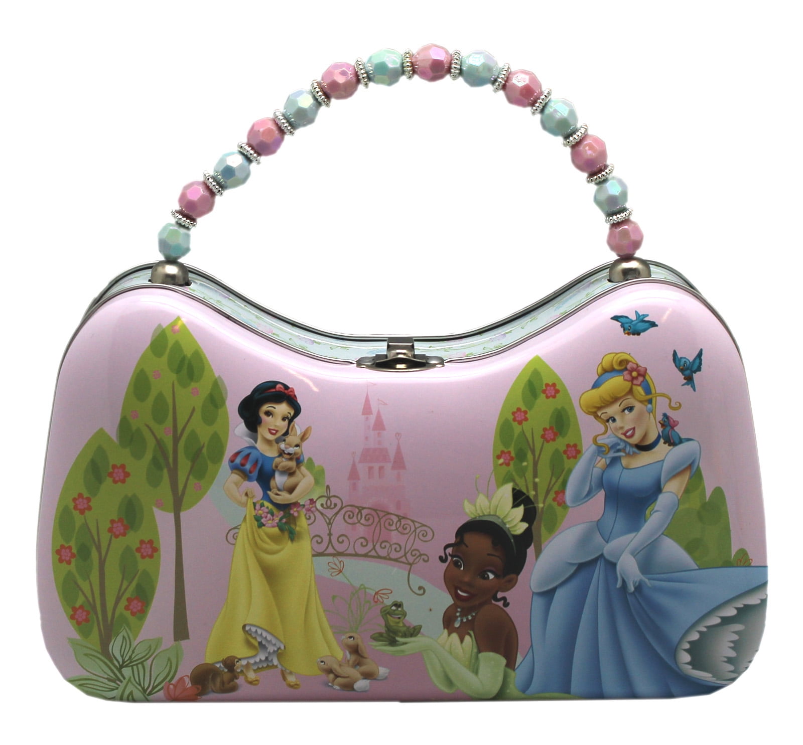Princesses in the Park Light Pink/Blue Floral Hard Shell Kids