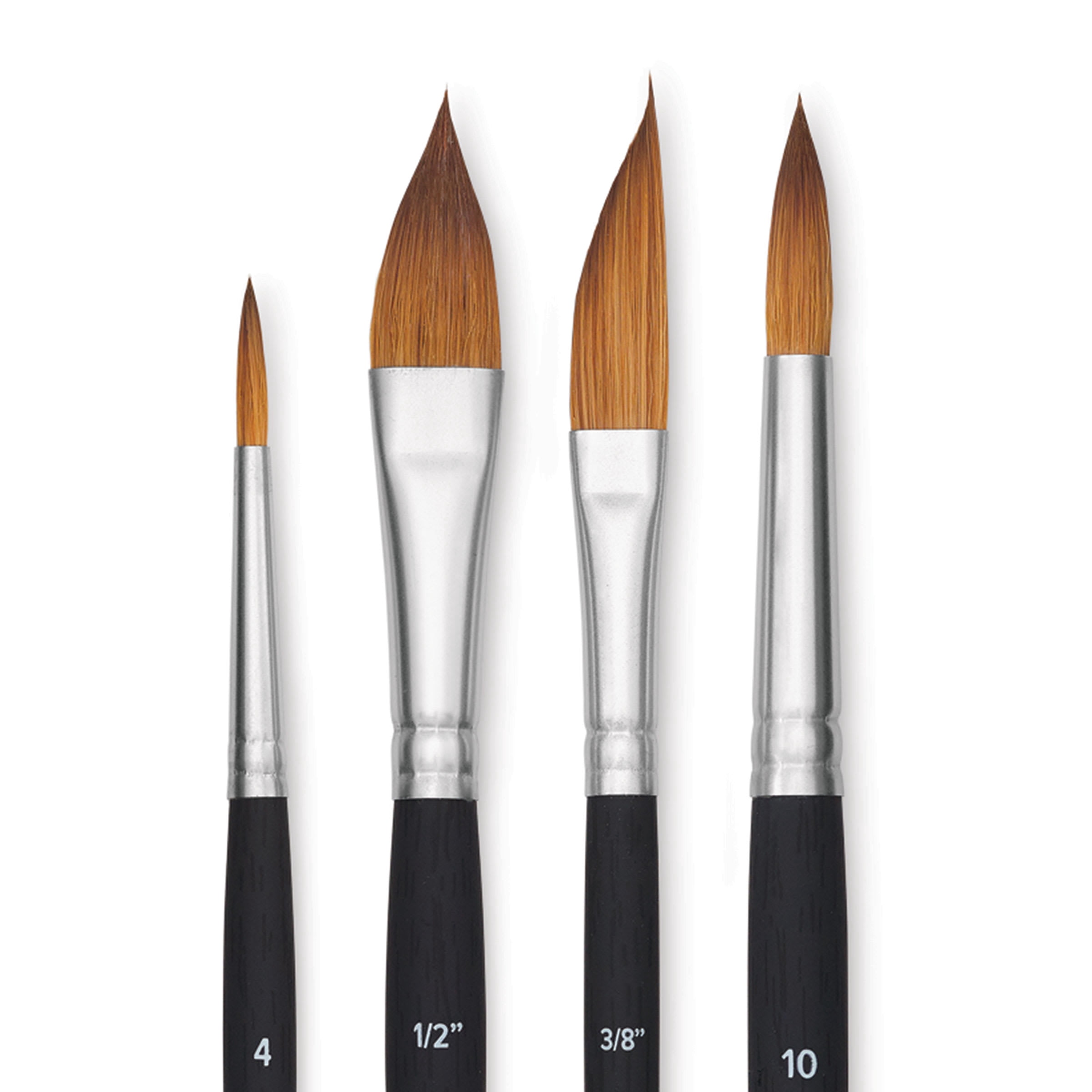 Pinceau De Voyage Aqua Elite Princeton – Série 4850, Kolinsky Synthétique, Aquarelle, Taille 4