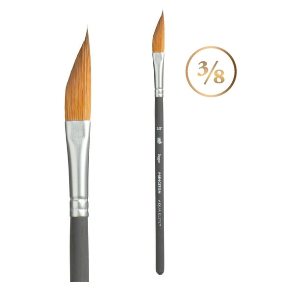 Princeton Aqua Elite Series 4850 Synthetic Brush - Dagger Striper, Size 3/8"