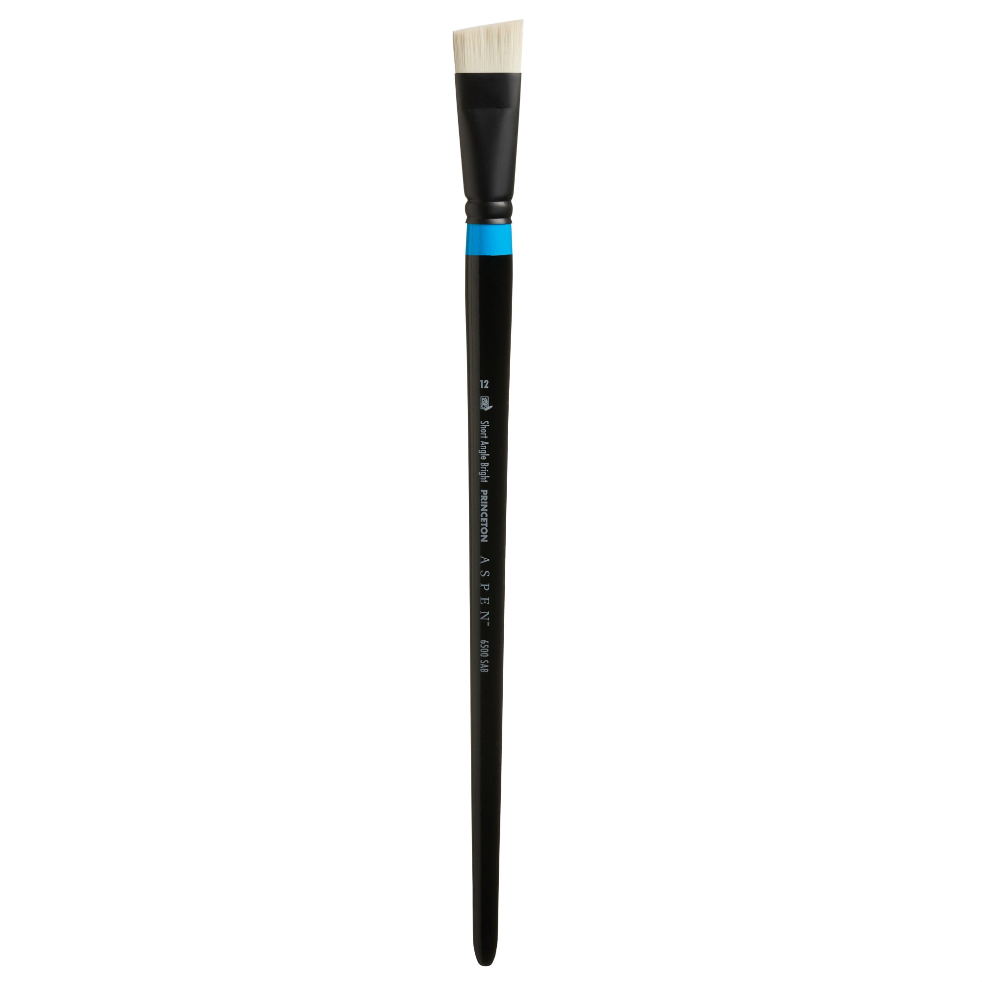 Princeton Artist Brush Co. Lauren Series 4350 Round Size 12 - Short Handle Golden Synthetic Brush For Watercolor & Acrylic