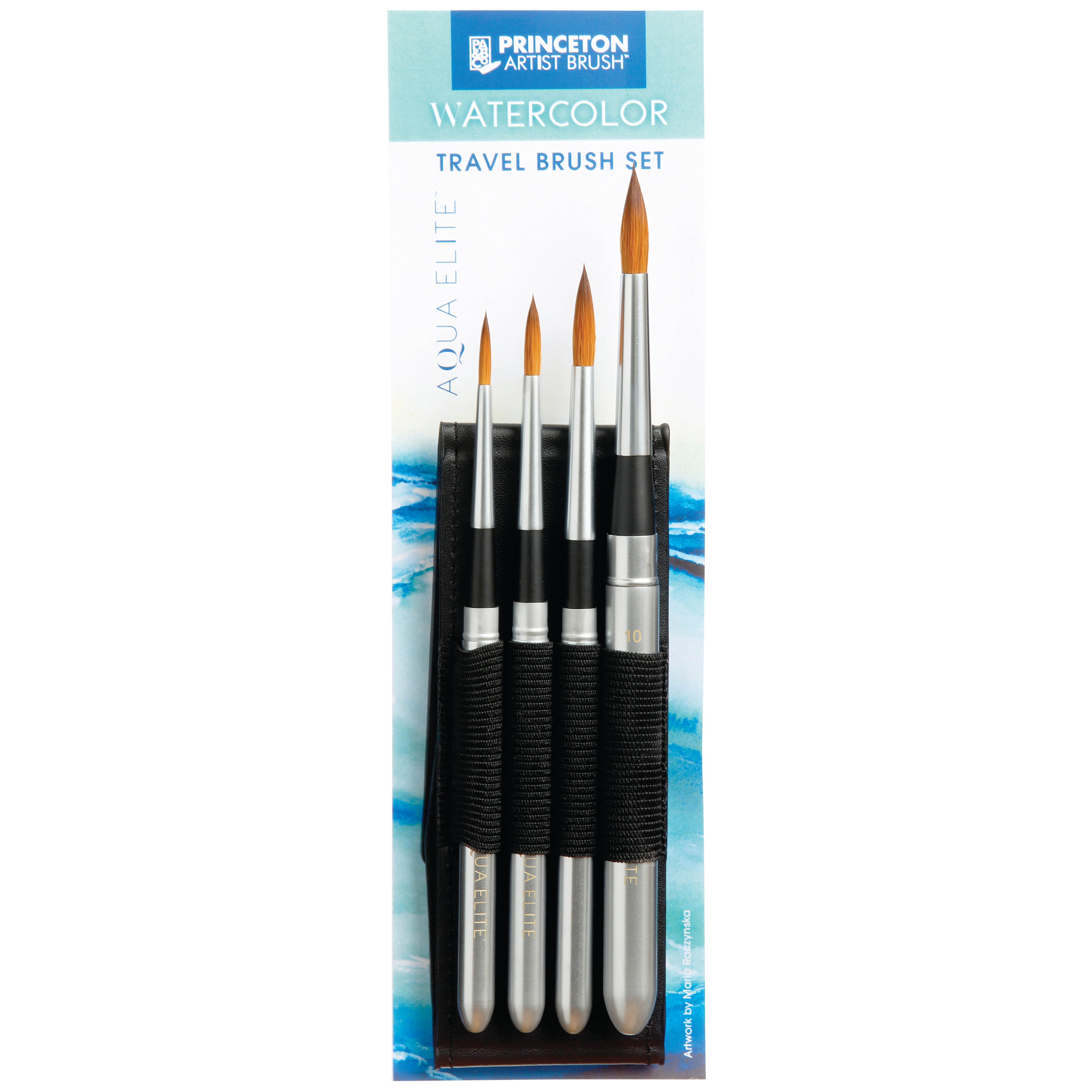 Princeton Brush Aqua Elite Synthetic Kolinksy Travel Set