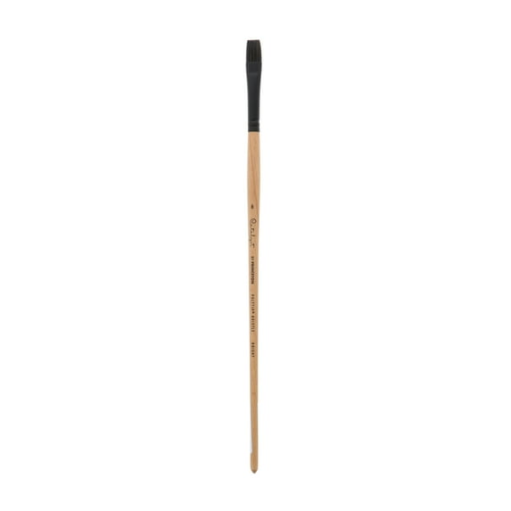 Princeton Brush Catalyst Polytip Long Handle Bristle Brush, Bright, 6