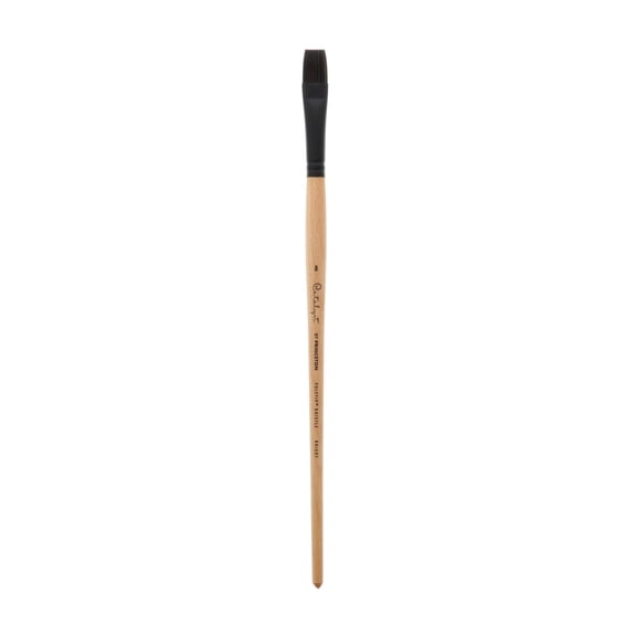 Princeton Brush Catalyst Polytip Long Handle Bristle Brush, Bright, 8