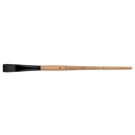 Princeton Brush Catalyst Polytip Long Handle Bristle Brush, Flat, 10